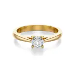 Pierścionek diament